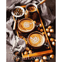 КупитьАлмазная вышивка круглые стразы 40 х 50 см на подрамнике Кофе в постель (арт. AR-3125) без коробки КупитьАлмазная вышивка круглые стразы 40 х 50 см на подрамнике Кофе в постель (арт. AR-3125) без коробки