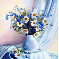 Купить Алмазная вышивка Нежные ромашки 30*30 см (арт. FS005) Купить Алмазная вышивка Нежные ромашки 30*30 см (арт. FS005)