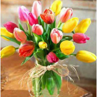 Купить Алмазная вышивка Весенний букет тюльпанов 20 х 20 см (арт. FS066) Купить Алмазная вышивка Весенний букет тюльпанов 20 х 20 см (арт. FS066)