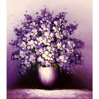Купить Алмазная вышивка Букет в лиловых оттенках 30 х 30 см (арт. FS353) Купить Алмазная вышивка Букет в лиловых оттенках 30 х 30 см (арт. FS353)