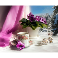 Купить Набор алмазной вышивки Вкусное чаепитие 30 х 40 см (арт. FS462) Купить Набор алмазной вышивки Вкусное чаепитие 30 х 40 см (арт. FS462)