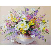 Купить Вышивка алмазами без коробки Летний букет 40 х 30 см (арт. MA604) Купить Вышивка алмазами без коробки Летний букет 40 х 30 см (арт. MA604)