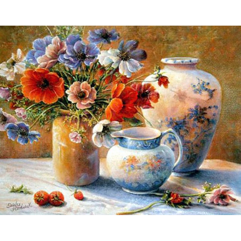 Купить Алмазная мозаика без коробки MyArt Завтрак на даче 40 х 30 см (арт. MA802)