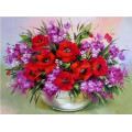 Купить Алмазная мозаика без коробки MyArt Цветы для бабушки 40 х 30 см (арт. MA803)