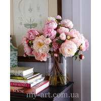 Купить Алмазная вышивка 40 х 50 см на подрамнике Пионы и книги (арт. TN1192) Купить Алмазная вышивка 40 х 50 см на подрамнике Пионы и книги (арт. TN1192)