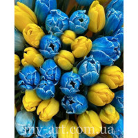 Купить Алмазная вышивка 40 х 50 см на подрамнике Желто-синие тюльпаны (арт. TN1207) Купить Алмазная вышивка 40 х 50 см на подрамнике Желто-синие тюльпаны (арт. TN1207)