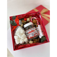 Купить Коробка со сладостями нутеллой новогодняя рождественская на подарок новый год Купить Коробка со сладостями нутеллой новогодняя рождественская на подарок новый год