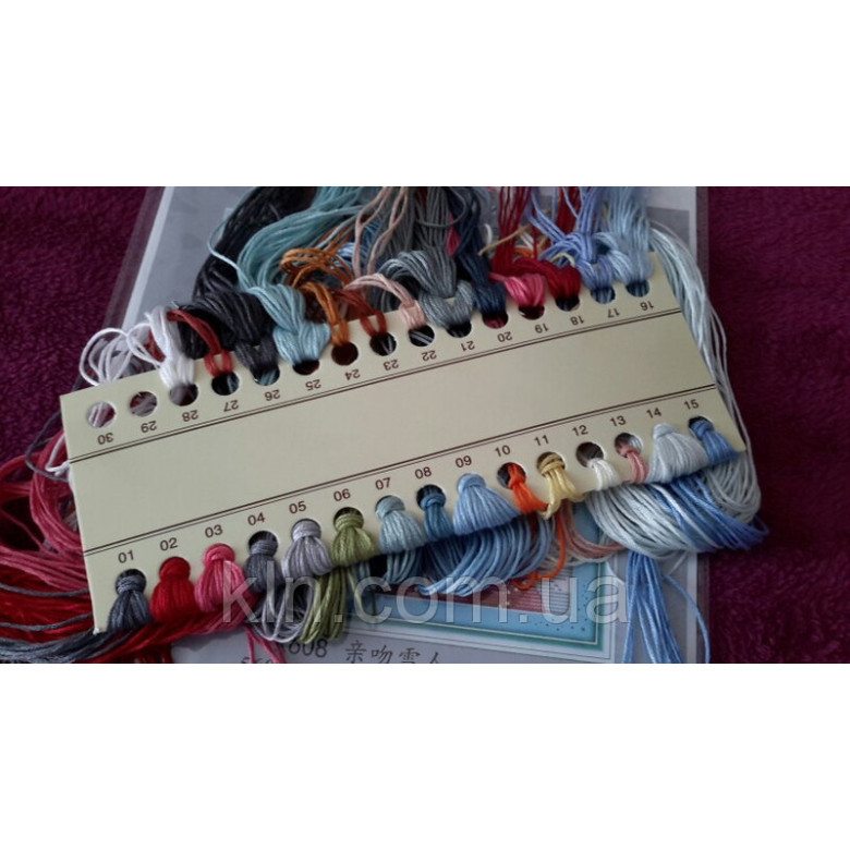 Купить Вышивание счетным крестом набор Букет с анютиных глазок 38х43 см (арт. MK082)