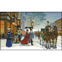 Купить Вышивка крестом набор Вечер в городе 54х36 см (арт. MK006) Купить Вышивка крестом набор Вечер в городе 54х36 см (арт. MK006)