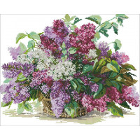 Купить Вышивание крестом на канве Цветы сирени48х41 см (арт. MK010) Купить Вышивание крестом на канве Цветы сирени48х41 см (арт. MK010)