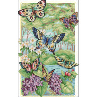 Купить Вышивка крестиком Лесные бабочки 32х47 см (арт. MK023) Купить Вышивка крестиком Лесные бабочки 32х47 см (арт. MK023)