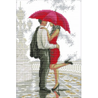 Купить Вышивка крестиком Свидание под красным зонтом 27х37 см (арт. MK024) Купить Вышивка крестиком Свидание под красным зонтом 27х37 см (арт. MK024)