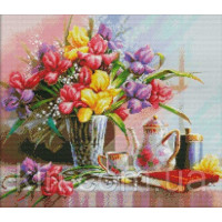 Купить Вышивание крестом на канве Прекрасные тюльпаны42х46 см (арт. MK044) Купить Вышивание крестом на канве Прекрасные тюльпаны42х46 см (арт. MK044)