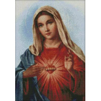 Купить Вышивка крестом набор Дева Мария 34х47 см (арт. MK124) канва СТ14 Купить Вышивка крестом набор Дева Мария 34х47 см (арт. MK124) канва СТ14