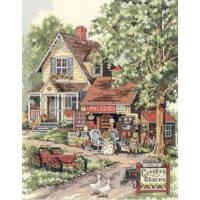 Купить ВВышивка крестиком набор Загородная жизнь 38х46 см (арт. MK148) канва СТ14 Купить ВВышивка крестиком набор Загородная жизнь 38х46 см (арт. MK148) канва СТ14
