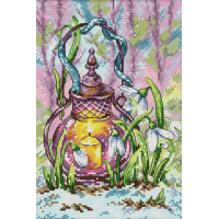 Купить Вышивка крестиком комплект с нитями Весенняя свеча 21х30 см (арт. MK163) Купить Вышивка крестиком комплект с нитями Весенняя свеча 21х30 см (арт. MK163)