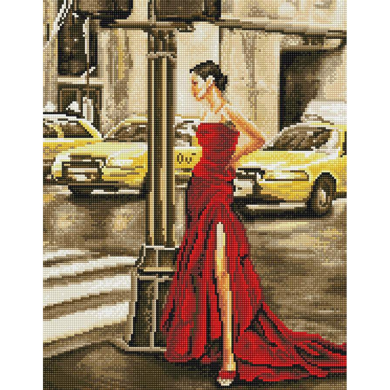 Дівчина і жовте таксі