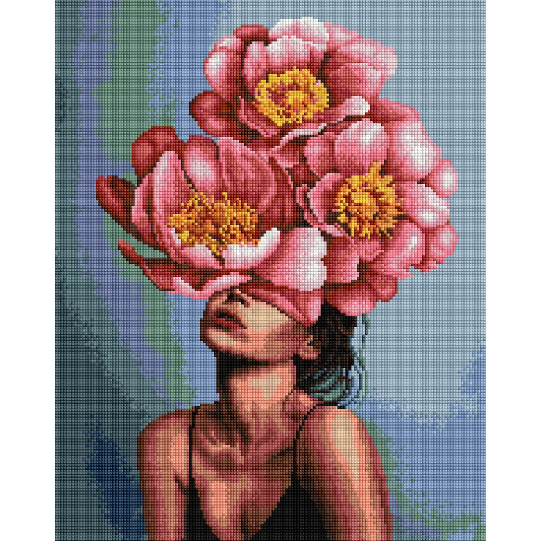 Дівчина в квітучій півонії ©Дар'я Михайлишина