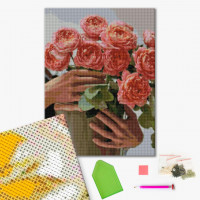 Букет півонієвидних троянд