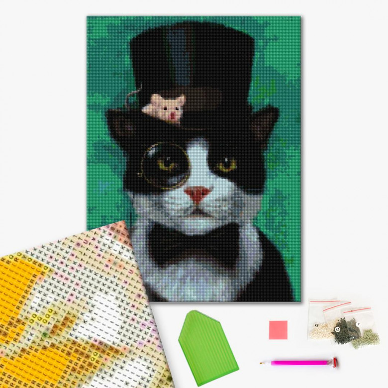 Котик джентельмен ©Lucia Heffernan