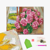 Яскраві піони