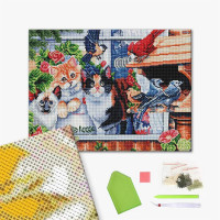 Кошенята в саду Кошенята в саду