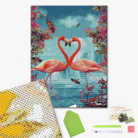 Пара фламінго