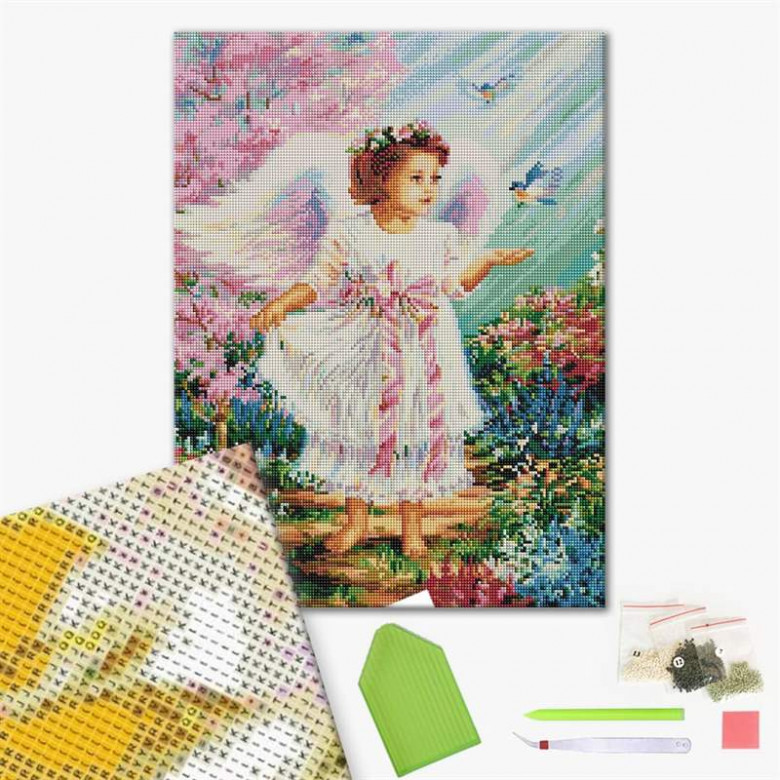 Ангелик з синичками