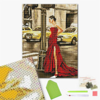 Дівчина і жовте таксі