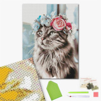 Кішка в віночку