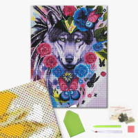 Вовк у квітах