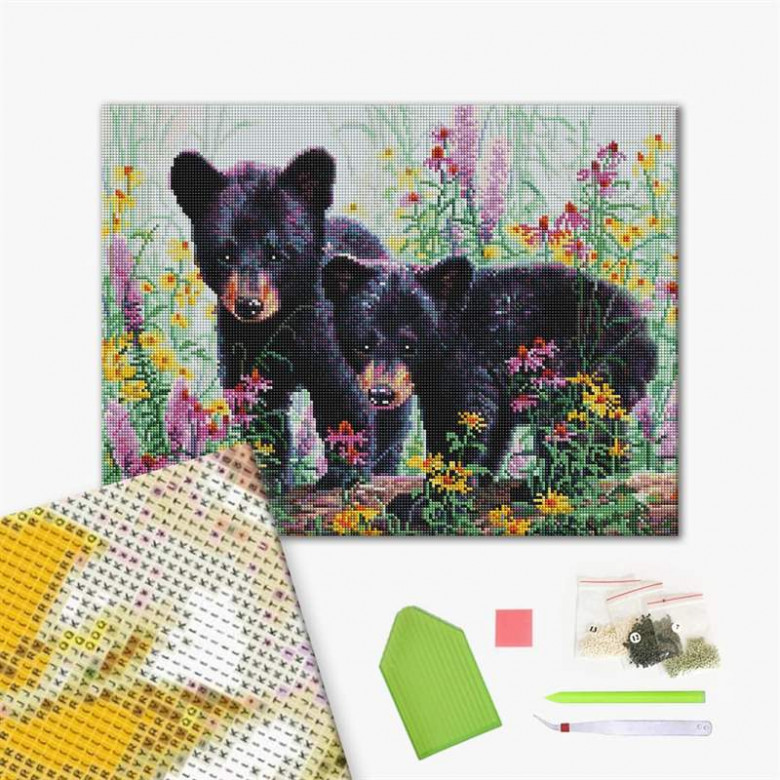 Ведмежата у квітах