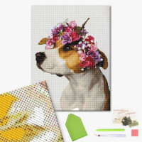 Собачка в віночку