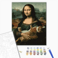 Мона Ліза з котом Мона Ліза з котом