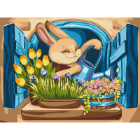 Зайчик флорист © Olena Lazarenko