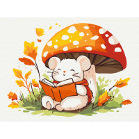 Мишеня з книжечкою