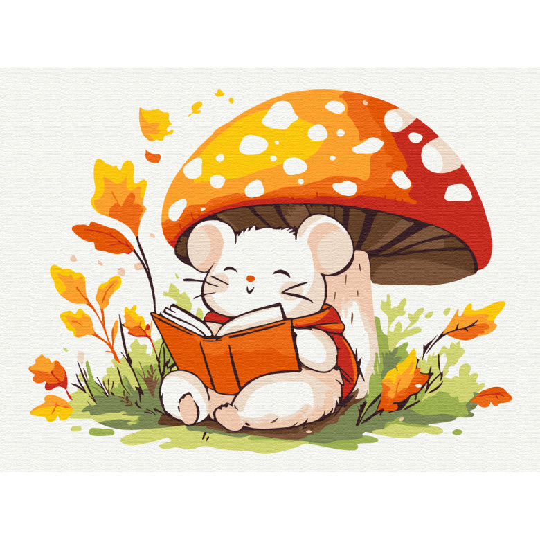 Мишеня з книжечкою