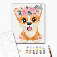 Коргі в віночку Коргі в віночку