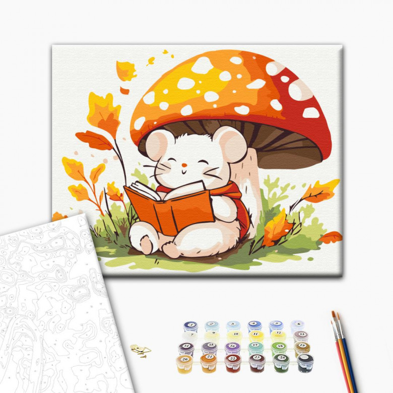 Мишеня з книжечкою
