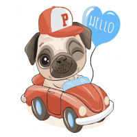 Вітаннячко від мопса