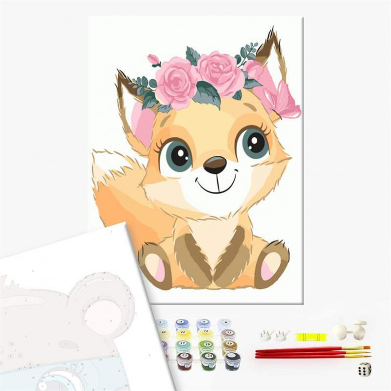 Білочка в віночку