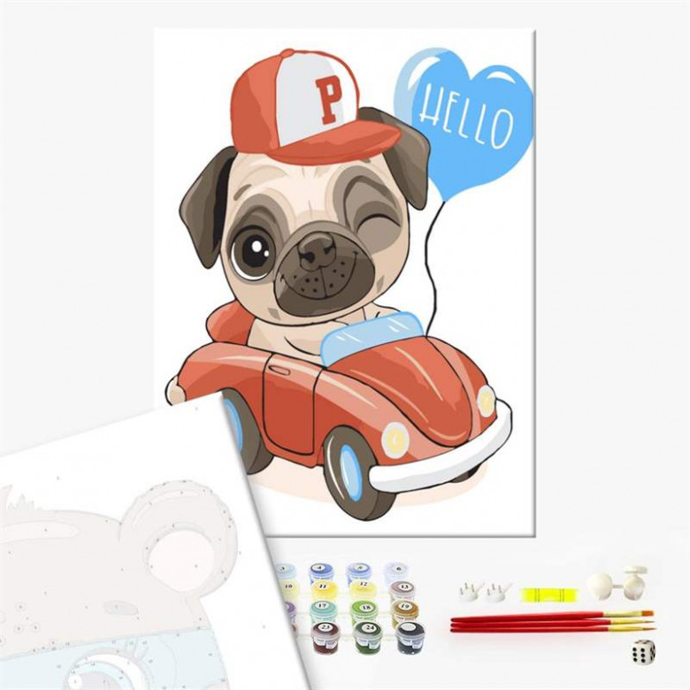 Вітаннячко від мопса