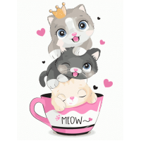 Котики в чашечці