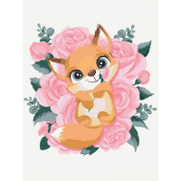 Лисичка в квітах