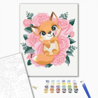 Лисичка в квітах Лисичка в квітах