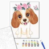 Песик в віночку Песик в віночку