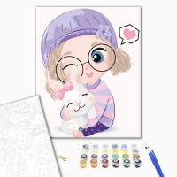 Дівчинка з кроликом Дівчинка з кроликом