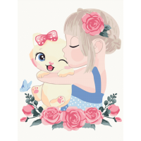 Кошеня в обіймах