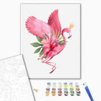 Квітучий політ фламінго