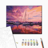 Рожевий світанок в яхтклубі Рожевий світанок в яхтклубі